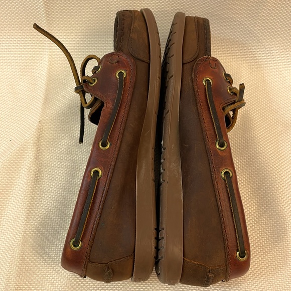 Dexter Brown Leather Loafer Slip Ons Size 7.5 Made in USA - Picture 4 of 12